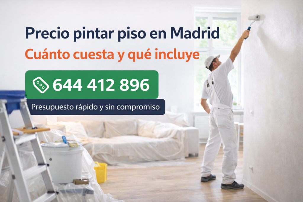 Precio pintar piso en Madrid