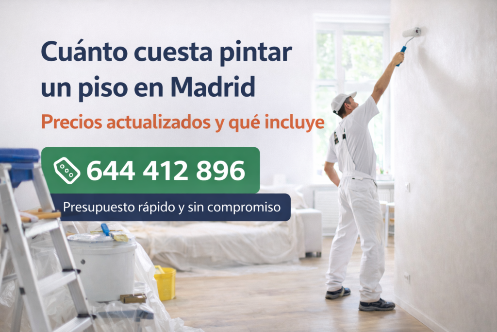 cuanto cuesta pintar un piso en madrid