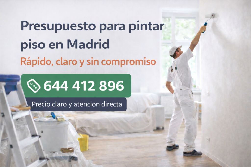 prespuesto pintar piso en madrid